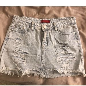 Denim skirt